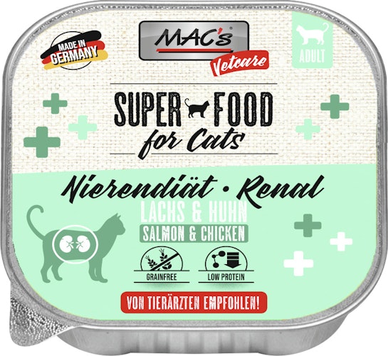 MAC's Cat Vetcare Diätnahrung 100g Schale Katzennassfutter