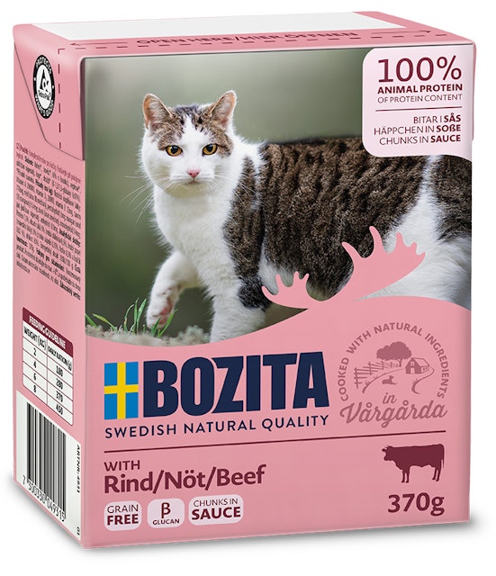 Bozita Häppchen in Soße 370 Gramm KatzennassfutterVorschaubild