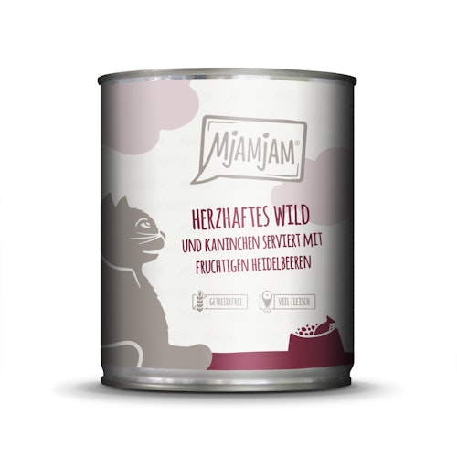 MJAMJAM Leckere Mahlzeit 800g Dose Katzennassfutter