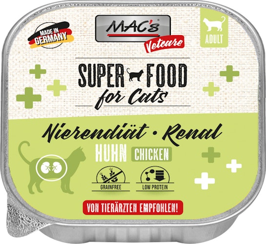 MAC's Cat Vetcare Diätnahrung 100g Schale Katzennassfutter