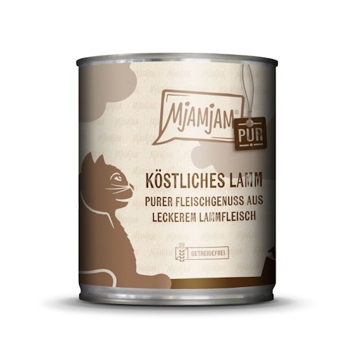 MJAMJAM Purer Fleischgenuss 800g Dose Katzennassfutter