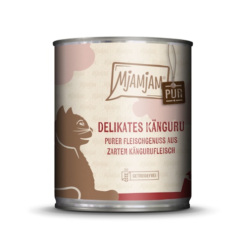 MJAMJAM Purer Fleischgenuss 800g Dose Katzennassfutter