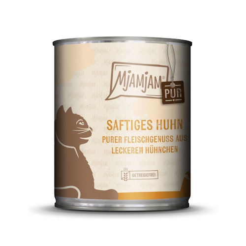 MJAMJAM Purer Fleischgenuss 800g Dose Katzennassfutter